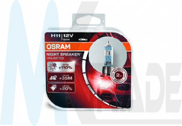 Osram H11, NIGHT BREAKER UNLIMITED, +110%