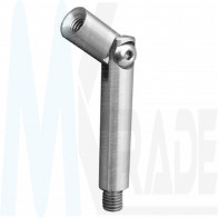 Verbindungsstift flexibel, Ø14mm, L75mm, M8, M6, satiniert