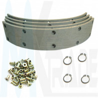 Bremsbelagsatz 7,0mm, Trommelbremser Unimog 403, 406, 413, 416, MB-Trac
