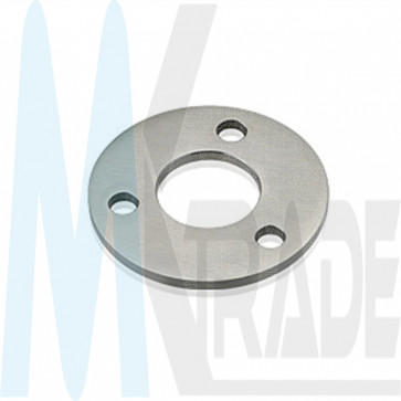 Edelstahl Bodenplatte Ø100x6 mm