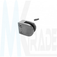 Glashalter 40x50, Anbau Flach, V4A