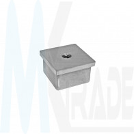 Edelstahl Endkappe mit M8 Gewinde