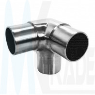 Edelstahl Eckverbinder 42,4x2mm