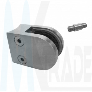 Glashalter 40x50, Anbau Ø 42,4mm / Dichtung 8mm